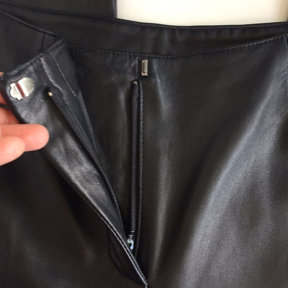 SIENA STUDIO BLACK LEATHER PANTS - Picture 5 of 8